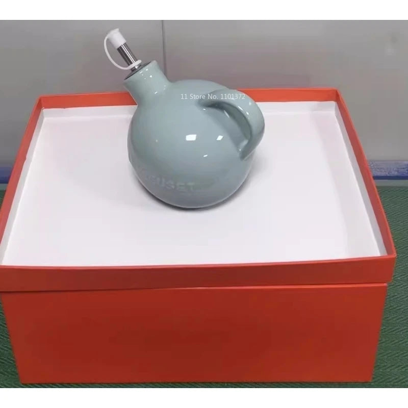 Cool Color Ceramic Oil Pot Seasoning Packaging Bottle Kitchen Household Use A Good Cook Helper Kitchen Accessories