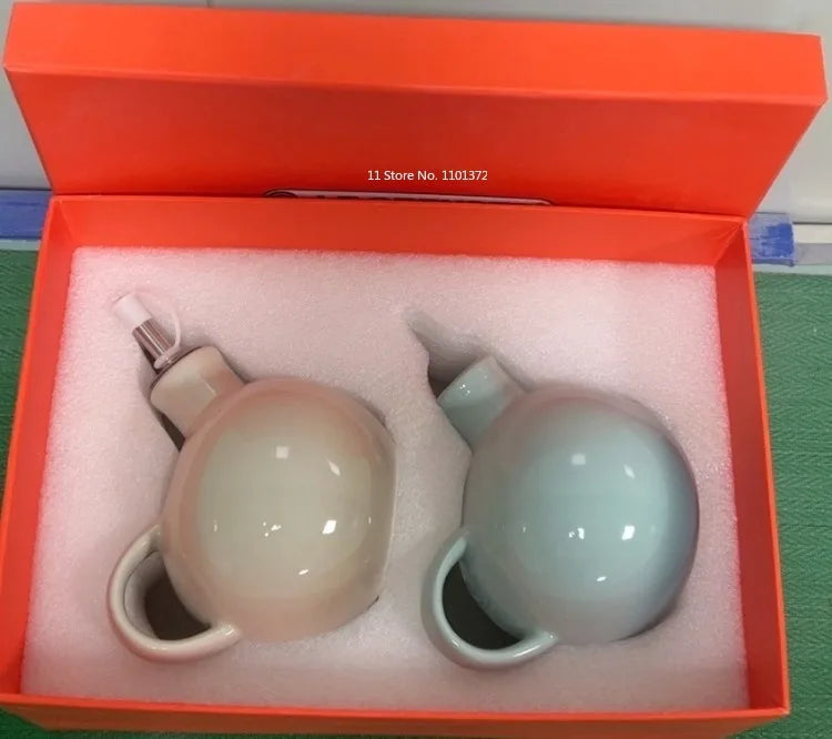 Cool Color Ceramic Oil Pot Seasoning Packaging Bottle Kitchen Household Use A Good Cook Helper Kitchen Accessories